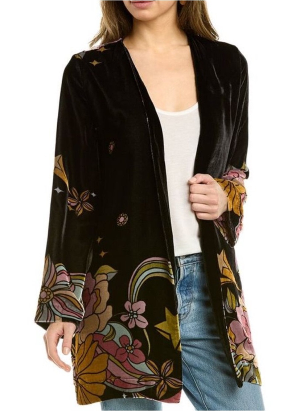 Johnny Was Andy Velvet Kimono Jacket NWT - Picture 9 of 14